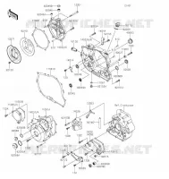 COUVERCLES MOTEUR pour Kawasaki KLX250 2019