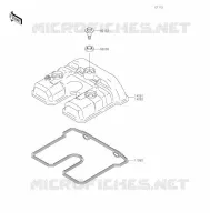 COUVRE CULASSE pour Kawasaki KLX250 2019