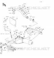 &Eacute;CHAPPEMENT pour Kawasaki KLX250 2019