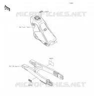 ETIQUETTES pour Kawasaki KLX250 2019