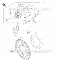 FREIN AVANT pour Kawasaki KLX250 2019