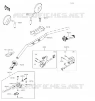 GUIDON pour Kawasaki KLX250 2019