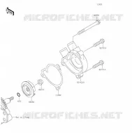 POMPE &Agrave; EAU pour Kawasaki KLX250 2019