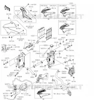 RADIATEUR pour Kawasaki KLX250 2019