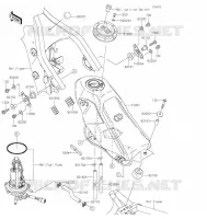 RESERVOIR CARBURANT pour Kawasaki KLX250 2019