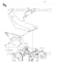 SELLE pour Kawasaki KLX250 2019