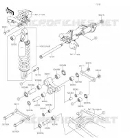 SUSPENSION/AMORTISSEUR pour Kawasaki KLX250 2019