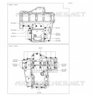 VIS DE CARTER MOTEUR pour Kawasaki VERSYS 1000 SE 2021