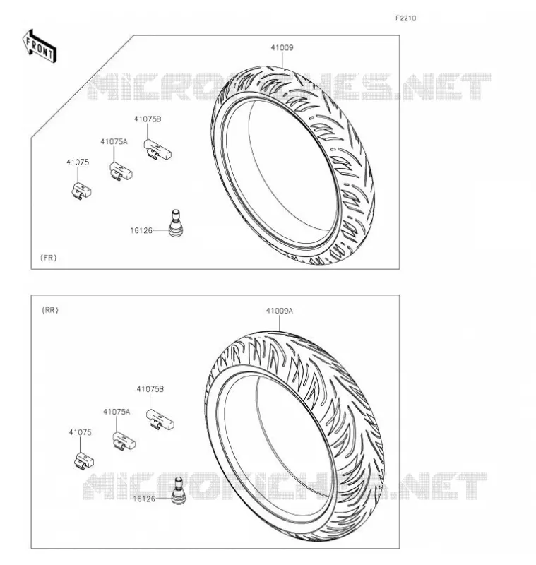 ROUES / PNEUS Kawasaki MOTOS 1000 2021 VERSYS 1000 SE  KLZ1000DMFNL
