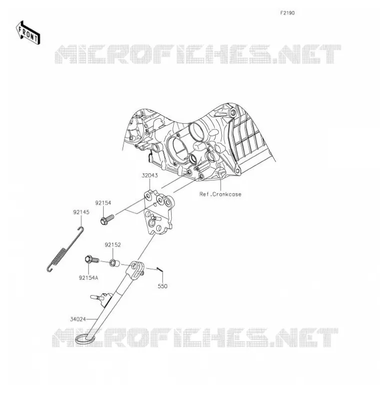 BEQUILLES Kawasaki MOTOS 1000 2021 Z H2  ZR1000KMFNN