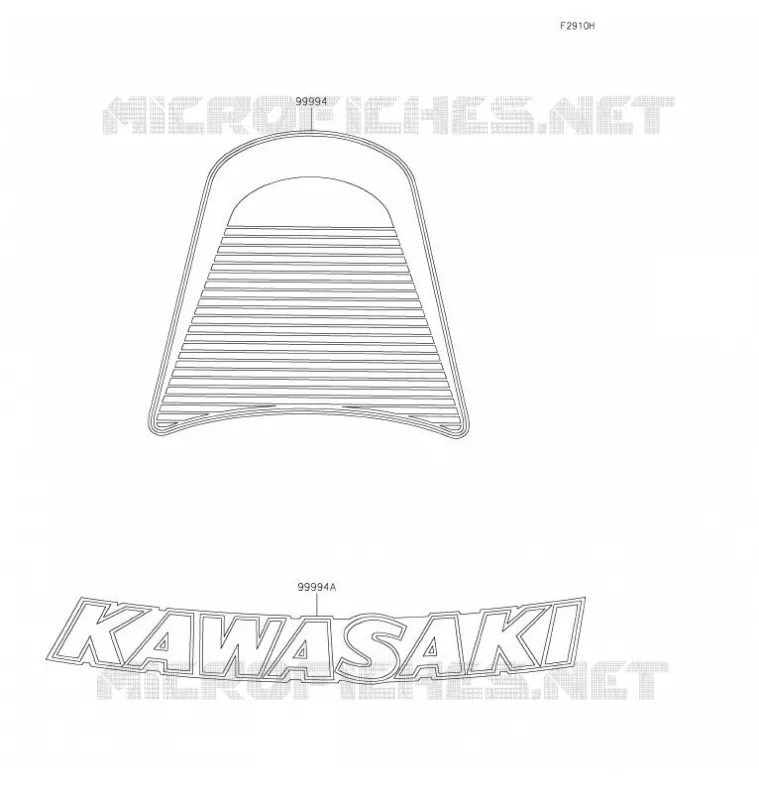 ACCESSOIRE(Decals) Kawasaki MOTOS 900 2021 Z900RS  ZR900CMFBN