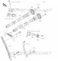 ARBRE A CAME/TENDEUR pour Kawasaki Z900 2020