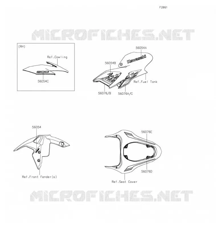 AUTOCOLLANT(M.F.S.BLACK) Kawasaki MOTOS 900 2021 Z900  ZR900FMFNL