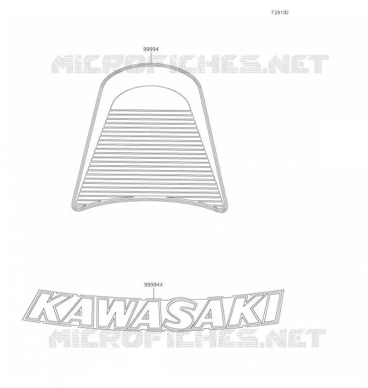 ACCESSOIRE(DECALS) Kawasaki MOTOS 900 2021 Z900RS CAFE  ZR900LMFNN