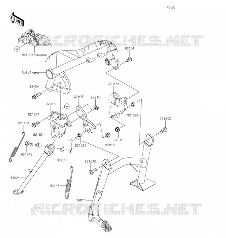 BEQUILLES Kawasaki MOTOS 1000 2021 NINJA H2 SX SE PLUS  ZX1002DMFNN