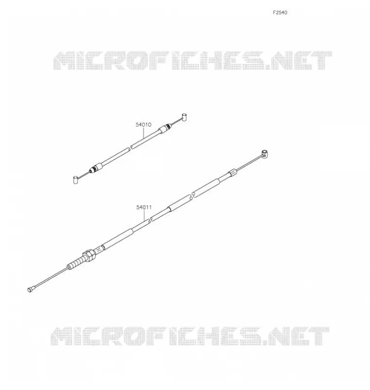 CABLES Kawasaki MOTOS 1000 2021 NINJA ZX-10R  ZX1002LMFNN