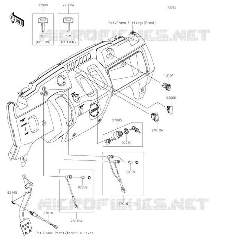 CONTACTEUR Kawasaki SSV 400 2021 MULE SX 4X4  KAF400RMFNN