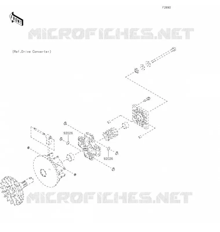 PIECE EN OPTION(MOTEUR) Kawasaki SSV 400 2021 MULE SX 4X4  KAF400RMFNN