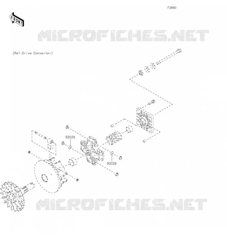 PIECE EN OPTION(MOTEUR) Kawasaki SSV 400 2021 MULE SX 4X4  KAF400SMFNN
