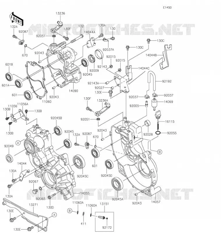 PONT Kawasaki SSV 620 2021 MULE 4010 4X4  KAF620MMFNN