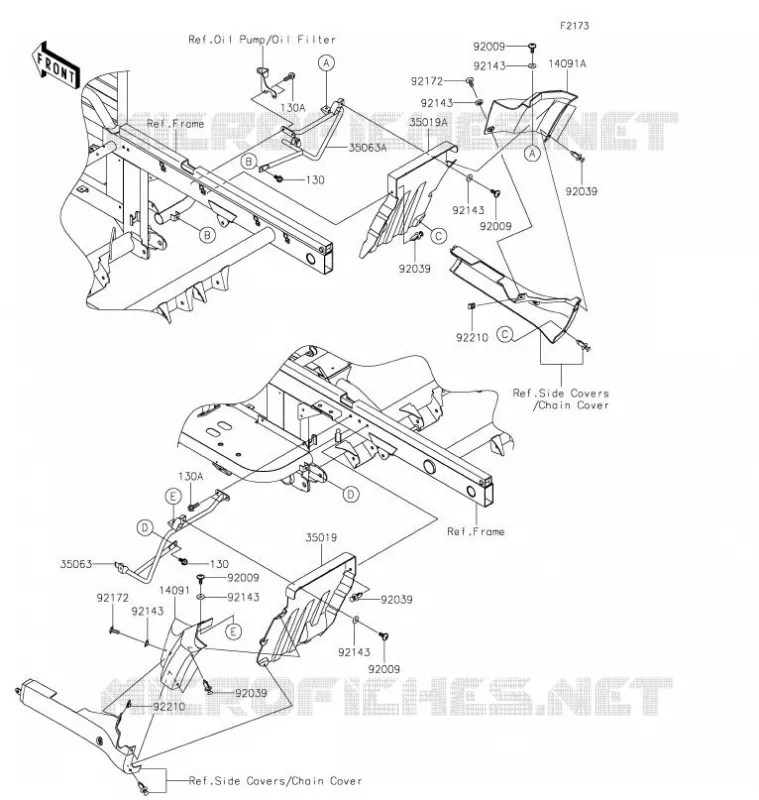 BAVETTE Kawasaki SSV 620 2021 MULE 4000  KAF620PMFNN