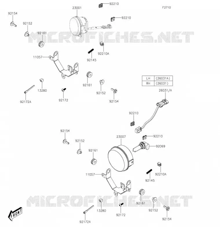 OPTIQUE(S) Kawasaki SSV 700 2021 MULE PRO-MX  KAF700CMFNN