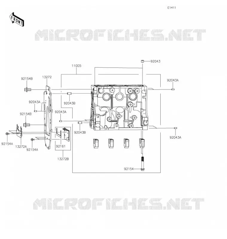 CARTER MOTEUR(S) Kawasaki SSV 820 2021 MULE PRO-FXR  KAF820KMFNN