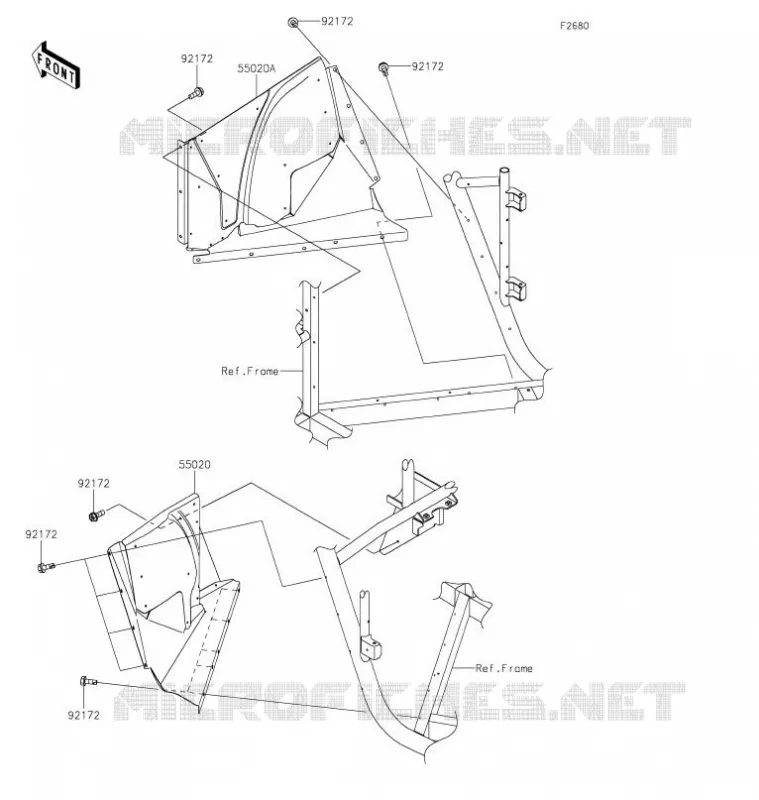 PROTECTION(S) Kawasaki SSV 800 2021 TERYX  KRF800GMFNN