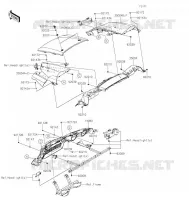 GARDE BOUE AVANT pour Kawasaki TERYX4 2021