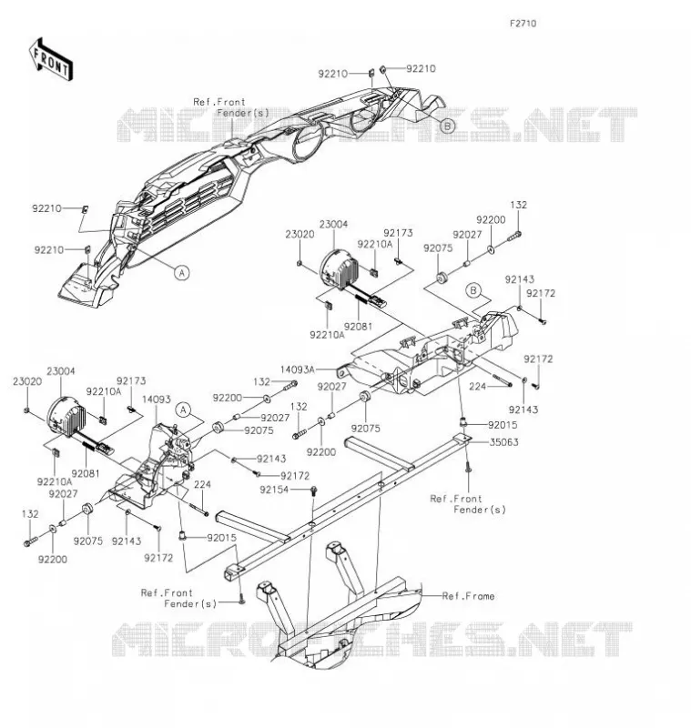 OPTIQUE(S) Kawasaki SSV 800 2021 TERYX4  KRT800GMFNN