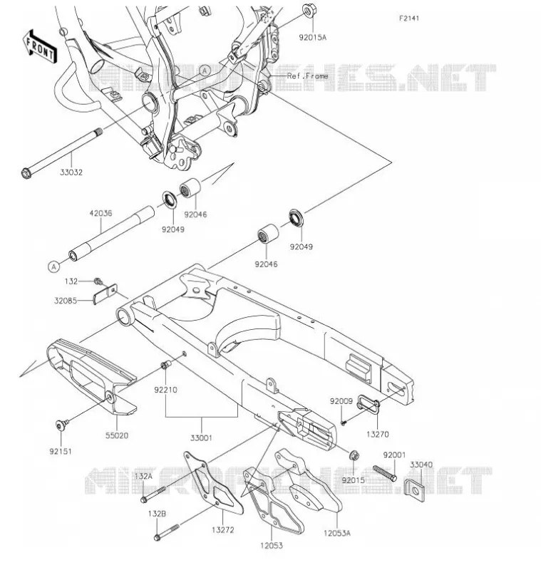 BRAS OSCILLANT Kawasaki TOUT-TERRAIN 140 2021 KLX140L  KLX140BMFNN