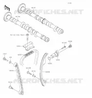 ARBRE A CAME/TENDEUR pour Kawasaki JET SKI STX 160X 2022