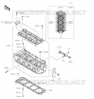 CULASSE pour Kawasaki JET SKI STX 160X 2022