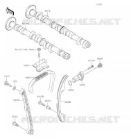 ARBRE A CAME/TENDEUR pour Kawasaki JET SKI STX 160LX 2022
