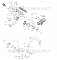 &Eacute;CHAPPEMENT pour Kawasaki JET SKI STX 160LX 2022