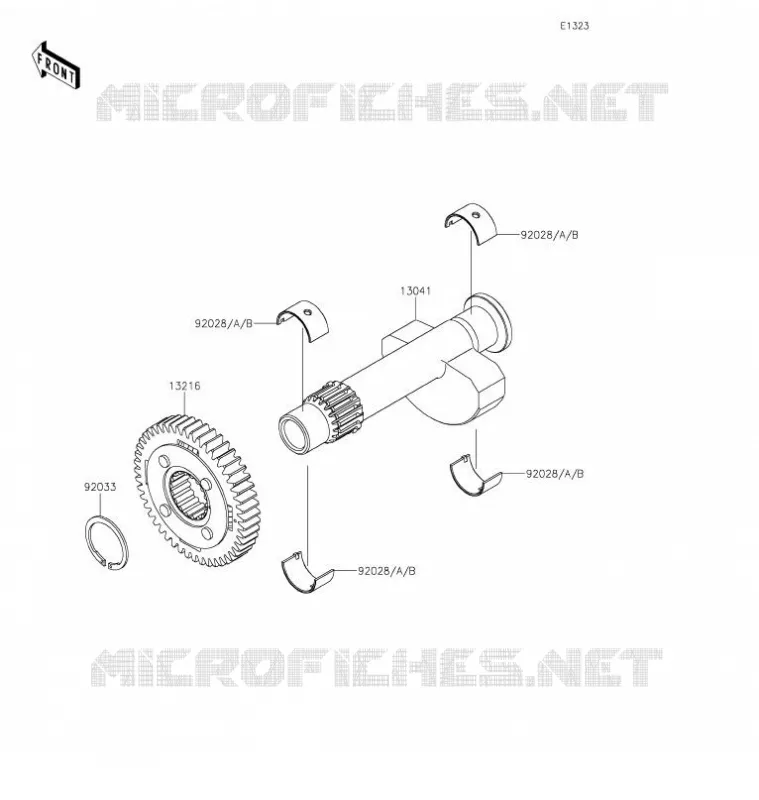 BALANCIER Kawasaki MOTOS 800 2021 W800  EJ800JMFNN