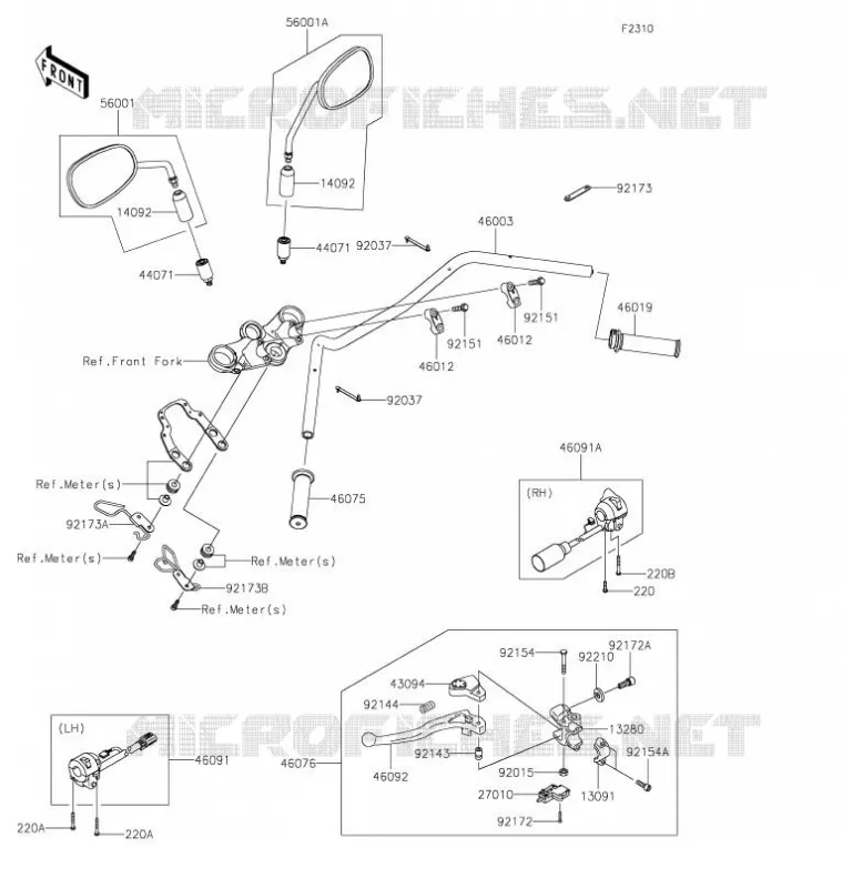 GUIDON Kawasaki MOTOS 800 2021 W800  EJ800JMFNN