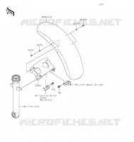 GARDE BOUE AVANT pour Kawasaki VULCAN S 2022