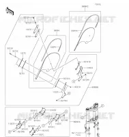 ACCESSOIRE(PARE BRISE) pour Kawasaki VULCAN S 2022