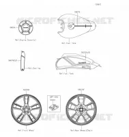 AUTOCOLLANT(GRAY) pour Kawasaki VULCAN S 2022