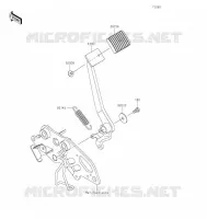 PEDALE DE FREIN/TORQUE LINK pour Kawasaki VULCAN S 2022