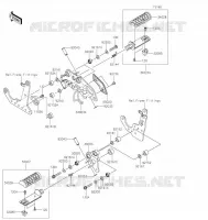 REPOSE PIED pour Kawasaki VULCAN S 2022