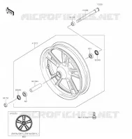 ROUE AVANT pour Kawasaki VULCAN S 2022