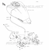 SYSTEME D'EVAPORATION CARBURANT(CA) pour Kawasaki VULCAN S 2022