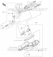 ACCESSOIRE(U Lock Bracket etc.) pour Kawasaki Z650 2022