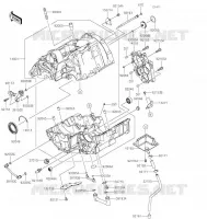 CARTER MOTEUR(S) pour Kawasaki Z650 2022