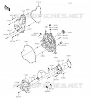 COUVERCLES MOTEUR pour Kawasaki Z650 2022