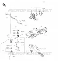MAITRE CYLINDRE ARRI&Egrave;RE pour Kawasaki Z650 2022