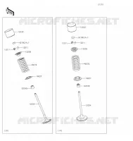 SOUPAPE pour Kawasaki Z650 2022