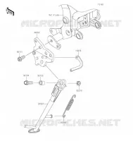 BEQUILLES pour Kawasaki Z650RS 2022